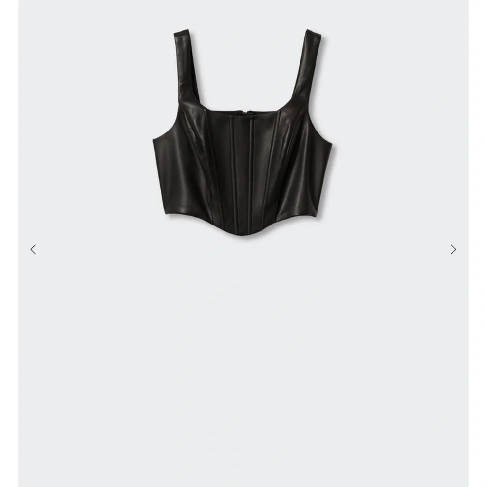 Mango | Women's Corset style top | Black | Medium | NWT - Picture 7 of 12